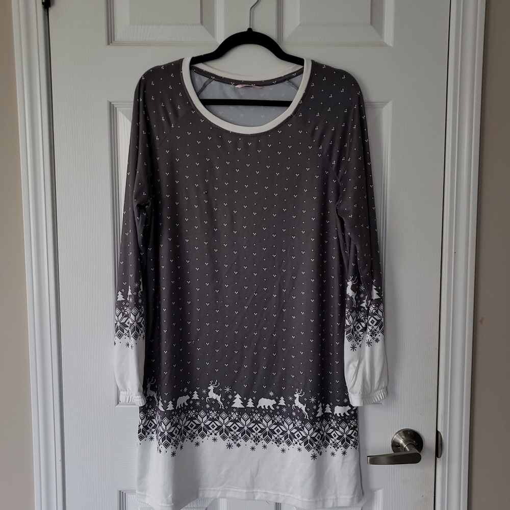 La Vie en Rose - Christmas Midi Sweater Dress